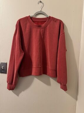Lululemon Softstreme Perfectly Oversized Cropped Crewneck